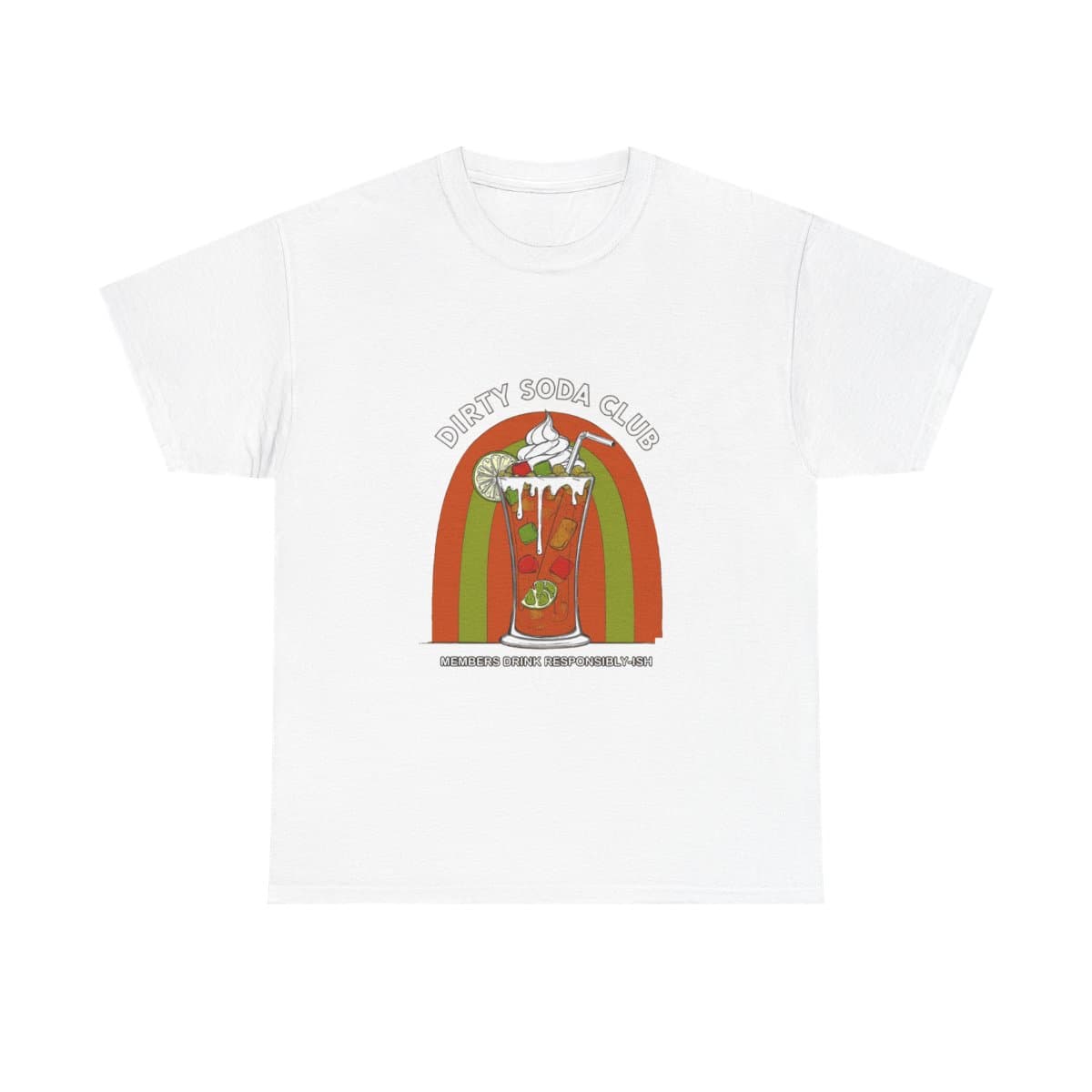 Dirty Soda Club Tee | Retro 70s Groovy Soda Fountain Illustration